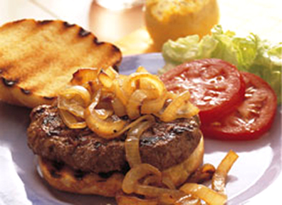 Grilled Hamburger Steaks Grilled Hamburger Steaks picture